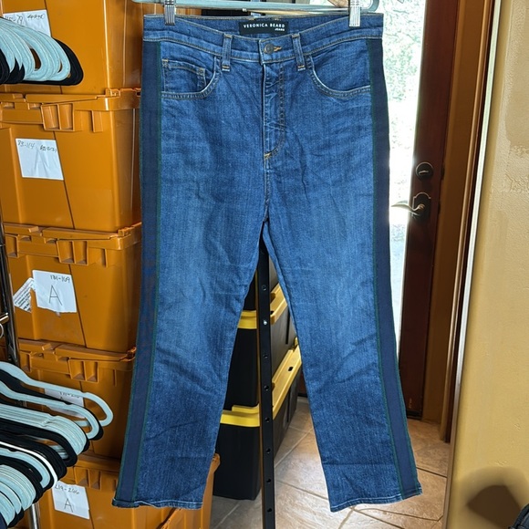 Veronica Beard Carly Kick-Flare Jean Medium Vintage Size 29 / 8 - Picture 4 of 14